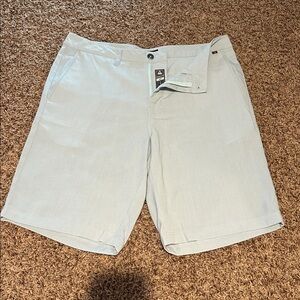 Travis Mathew golf shorts. Turquoise , very soft, size 34.